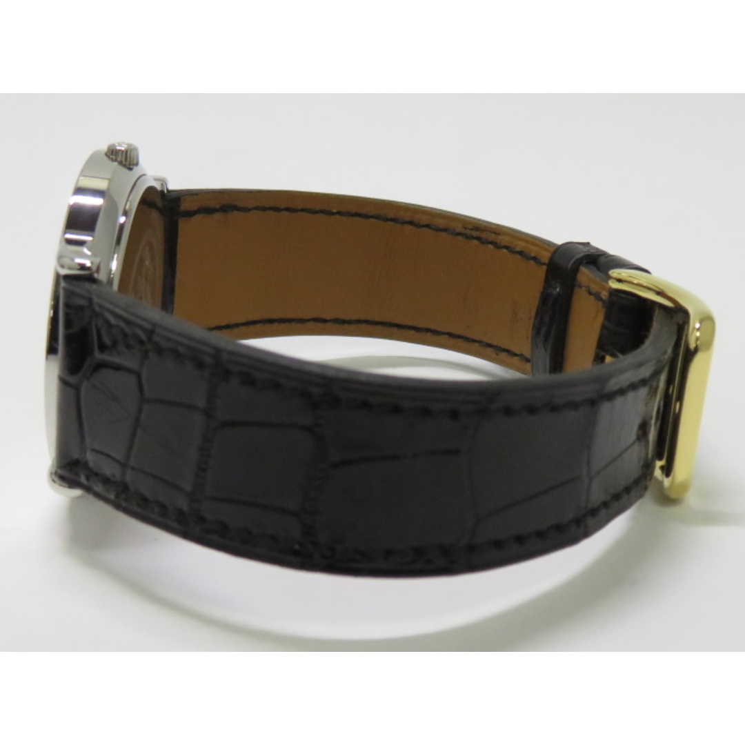 Hermes(エルメス)のHERMES 腕時計 セリエ クオーツ SS GP 革ベルト ブラック メンズの時計(腕時計(アナログ))の商品写真