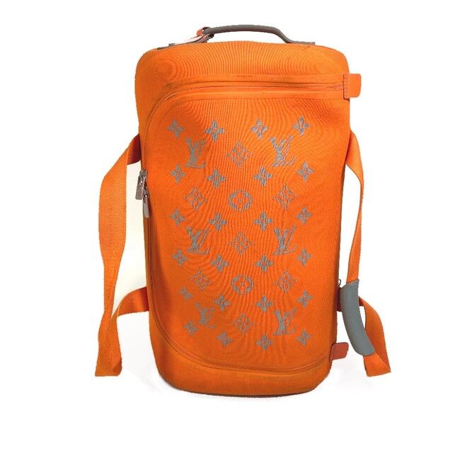 【500円引きクーポン】 ルイヴィトン - VUITTON LOUIS LOUIS オレンジ キャンバス キャリーバッグ スーツケース 旅行用 キャリーケース M20130 2R55 ソフト ホライゾン VUITTON スーツケース+キャリーバッグ