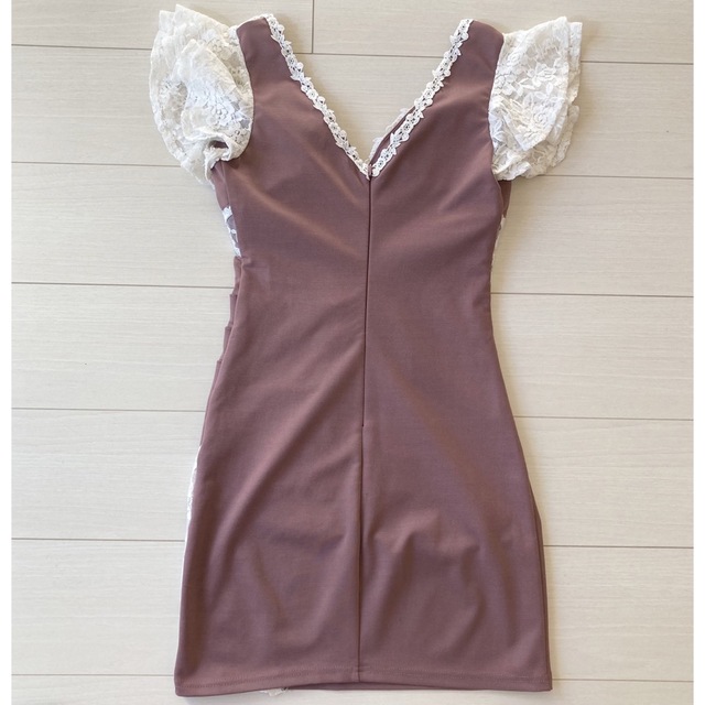 キャバドレス 袖ありガーリードレス レディースのフォーマル/ドレス(ナイトドレス)の商品写真