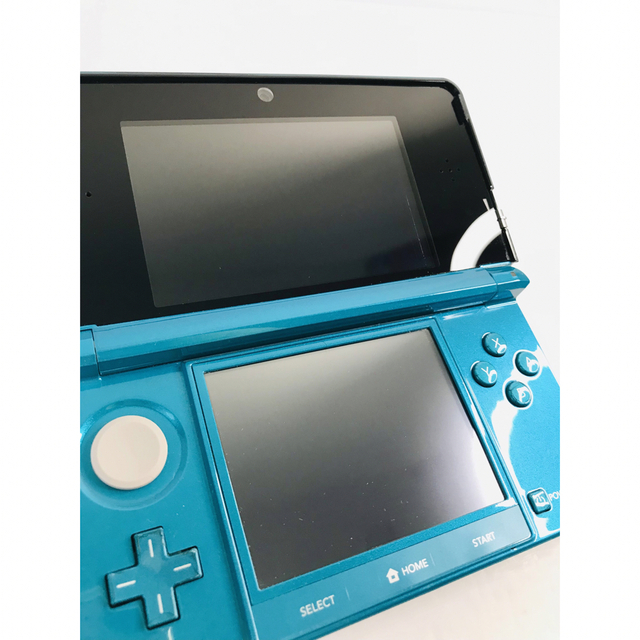 ニンテンドー3DS アクアブルー　画面極美品　Nintendo  一式セット