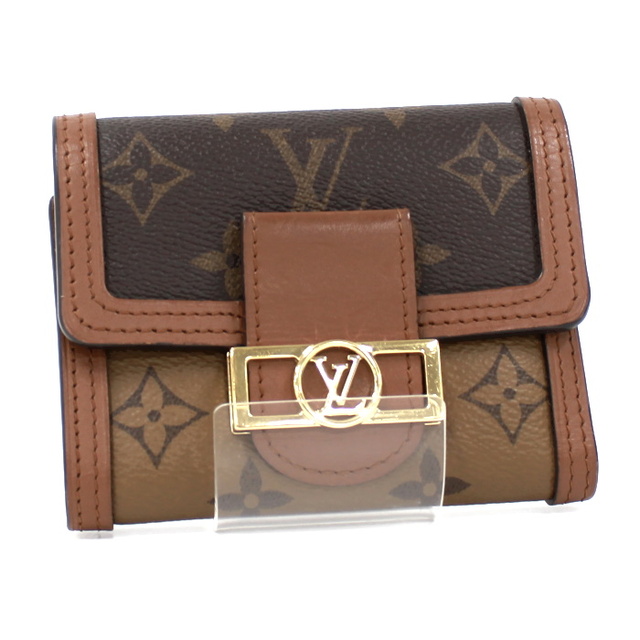 高い品質 LOUIS - VUITTON LOUIS VUITTON 三つ折り財布 ドーフィーヌ