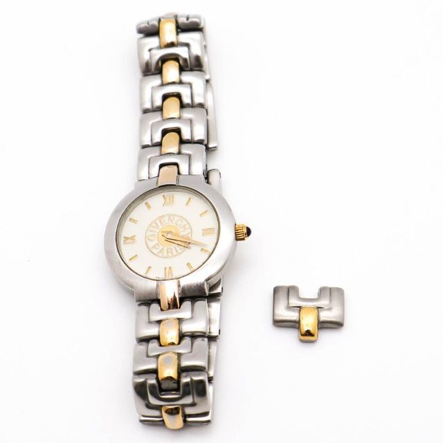 GIVENCHY - 《希少》GIVENCHY 腕時計 ゴールド ロゴ文字盤 ドレス