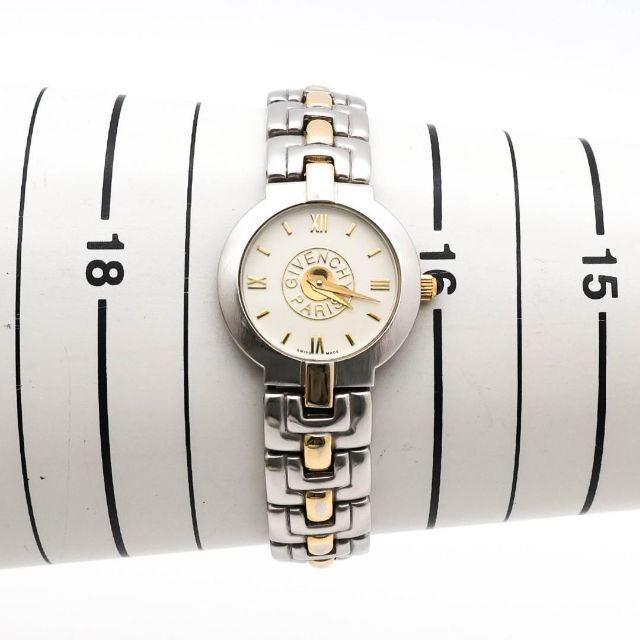 GIVENCHY - 《希少》GIVENCHY 腕時計 ゴールド ロゴ文字盤 ドレス