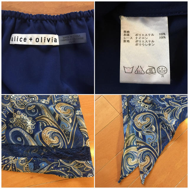 Alice+Olivia(アリスアンドオリビア)のspreee様専用❤alice+oliviaペイズリーワンピース❤ レディースのワンピース(ミニワンピース)の商品写真