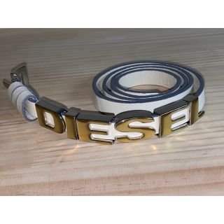 ディーゼル(DIESEL)の【⭐︎様専用】DIESEL  ディーゼル　レザーベルト　80cm  ロゴ可動式(ベルト)