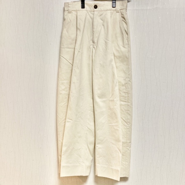 STUDIO NICHOLSON(スタジオニコルソン)のPEACHED COTTON TWILL VOLUME PLEAT PANTS メンズのパンツ(スラックス)の商品写真