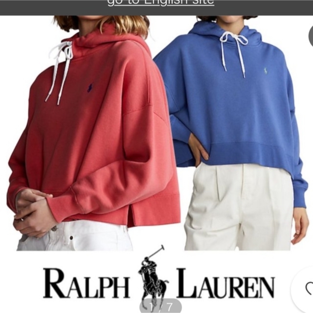 POLO RALPH LAUREN(ポロラルフローレン)の【期間限定金額】ラルフローレン 裏起毛 フードスウェット  レディースのトップス(パーカー)の商品写真