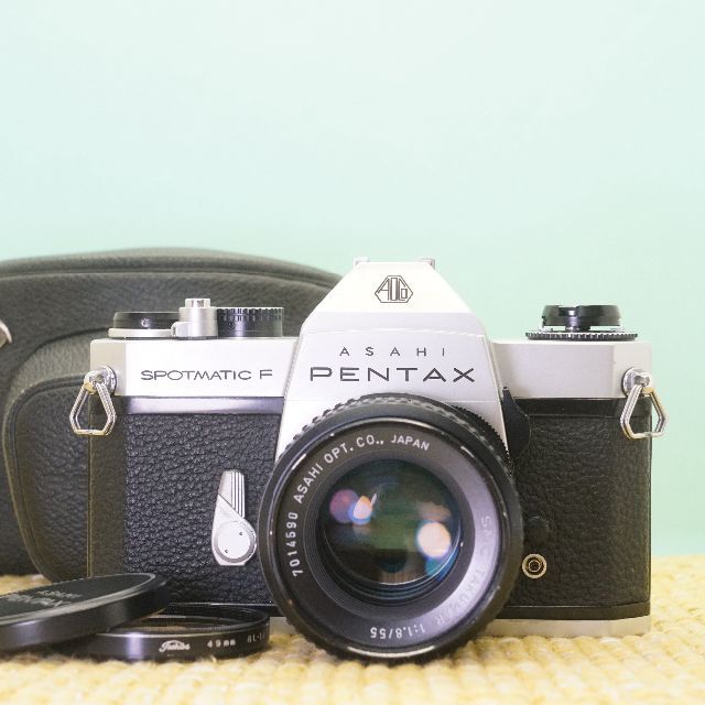 完動品◎ペンタックスSPF × 55mm f1.8 フィルムカメラ #885