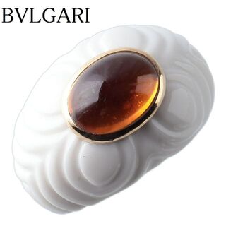 ブルガリ(BVLGARI)のブルガリ チャンドラ リング 11号 750YG/陶器 シトリン 【10479】(リング(指輪))