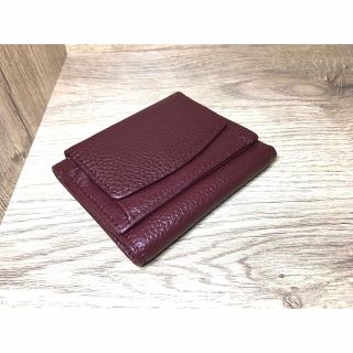コンパクト財布 ミニ財布 三つ折り財布 本革財布 小銭入れ財布 薄い財布(財布)