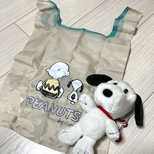 SNOOPY(スヌーピー)のスヌーピー エコバッグ レディースのバッグ(エコバッグ)の商品写真