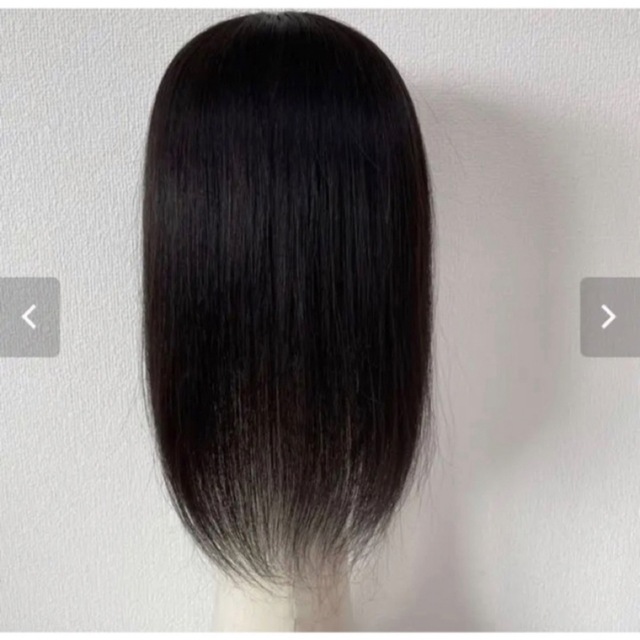 前髪ありヘアピース 百合子レミー人毛100%ウィッグ | misspockets3.com