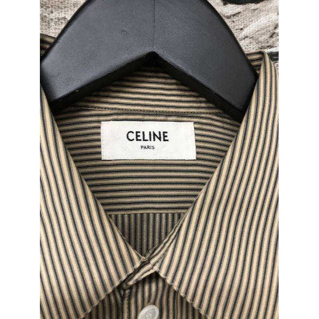 celine(セリーヌ)のCELINE セリーヌ★21SS 2C028104I ストライプシルクシャツ メンズのトップス(シャツ)の商品写真