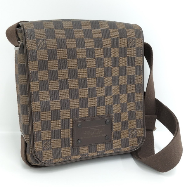 LOUIS VUITTON ショルダーバッグ ブルックリン PM ダミエ エベヌ