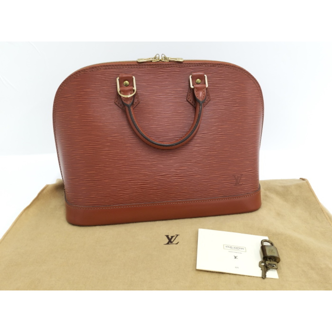 LOUIS VUITTON アルマ ハンドバッグ エピ ケニアブラウン - ハンドバッグ