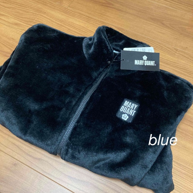 MARY QUANT(マリークワント)のマリークワント　ボアフリース　ブルゾン　黒 レディースのジャケット/アウター(ブルゾン)の商品写真