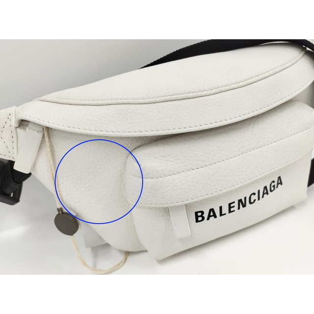 Balenciaga(バレンシアガ)のBALENCIAGA ボディバッグ レザー ブラック 579617 メンズのバッグ(ボディーバッグ)の商品写真