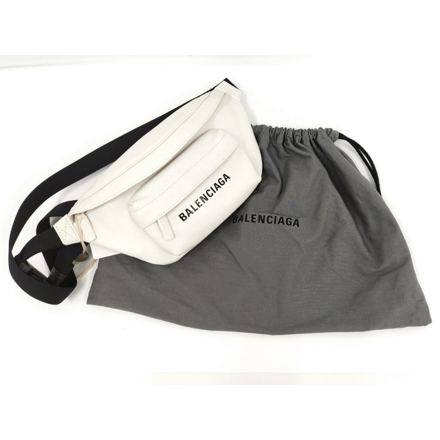 Balenciaga(バレンシアガ)のBALENCIAGA ボディバッグ レザー ブラック 579617 メンズのバッグ(ボディーバッグ)の商品写真