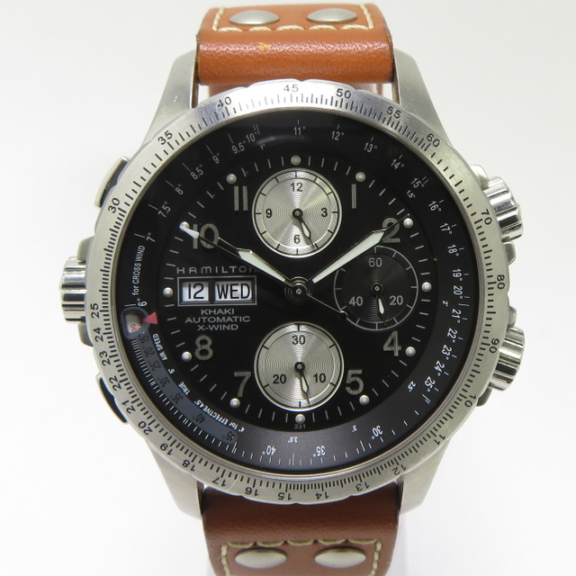 ハミルトン 腕時計美品  カーキ X-ウインド