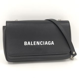 BALENCIAGA エブリデイ チェーンショルダーバッグ レザー レッド