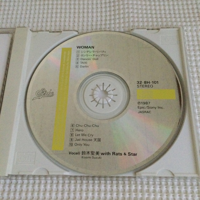 鈴木聖美　WITH RATS & STAR 中古CD エンタメ/ホビーのCD(ポップス/ロック(邦楽))の商品写真