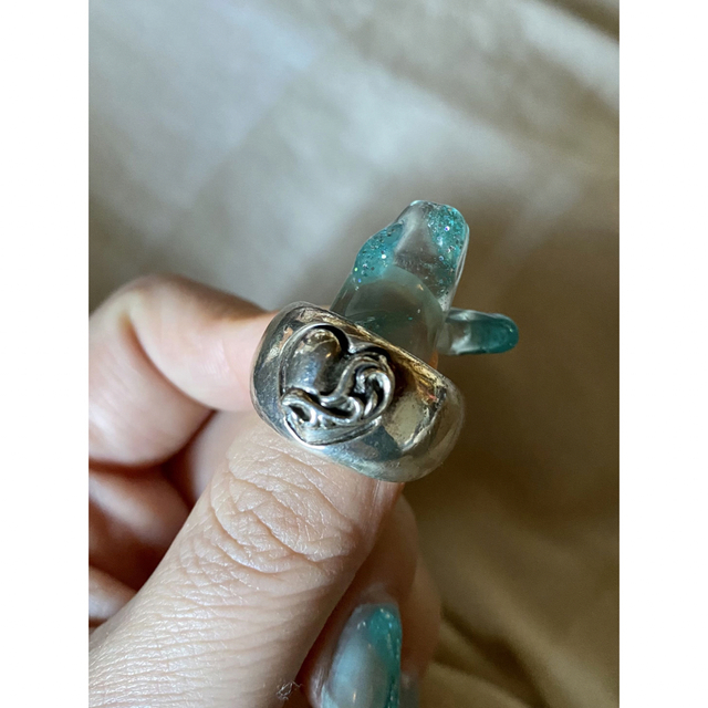 Chrome Hearts(クロムハーツ)のChrome Hearts ハートインバンドリング #14 レディースのアクセサリー(リング(指輪))の商品写真