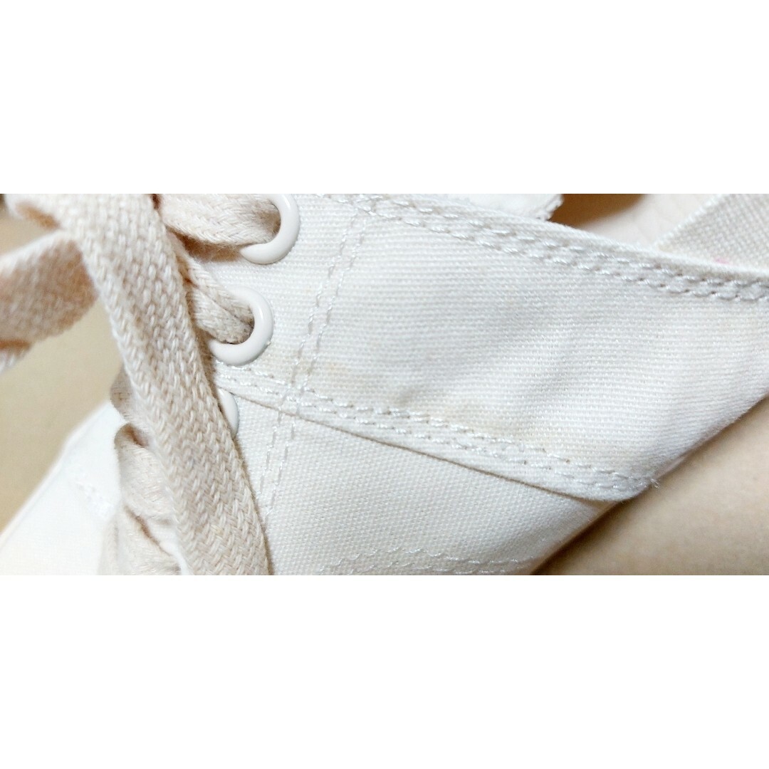 CANAL JEAN(キャナルジーン)のJISTORYジストリー 完売 キャンバススニーカー 白 FASHIRUファシル レディースの靴/シューズ(スニーカー)の商品写真
