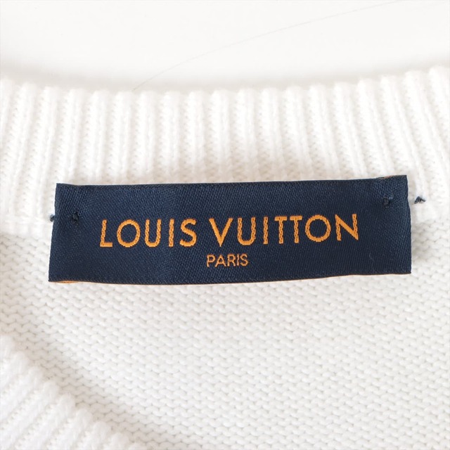 LOUIS VUITTON(ルイヴィトン)のヴィトン  コットン XS ブラック×ホワイト メンズ ニット メンズのトップス(ニット/セーター)の商品写真