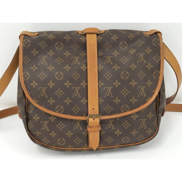 LOUIS VUITTON ソミュール35 ショルダーバッグ モノグラム レザー 1