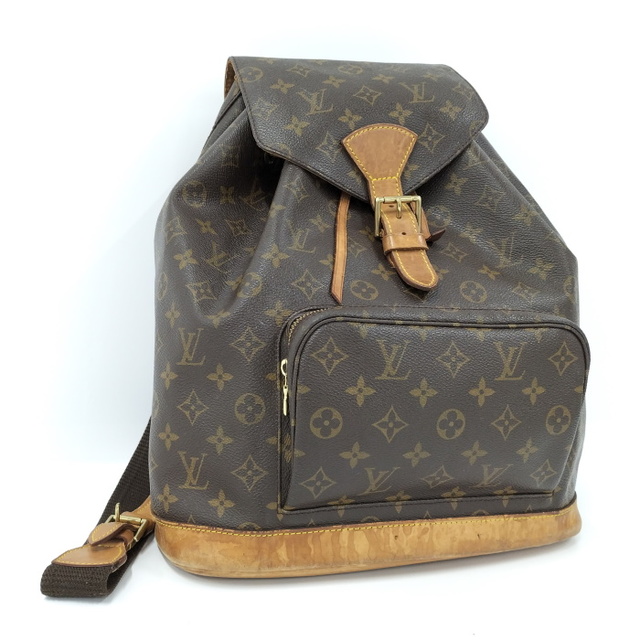 LOUIS VUITTON モンスリGM リュックサック モノグラム ブラウン 【現品