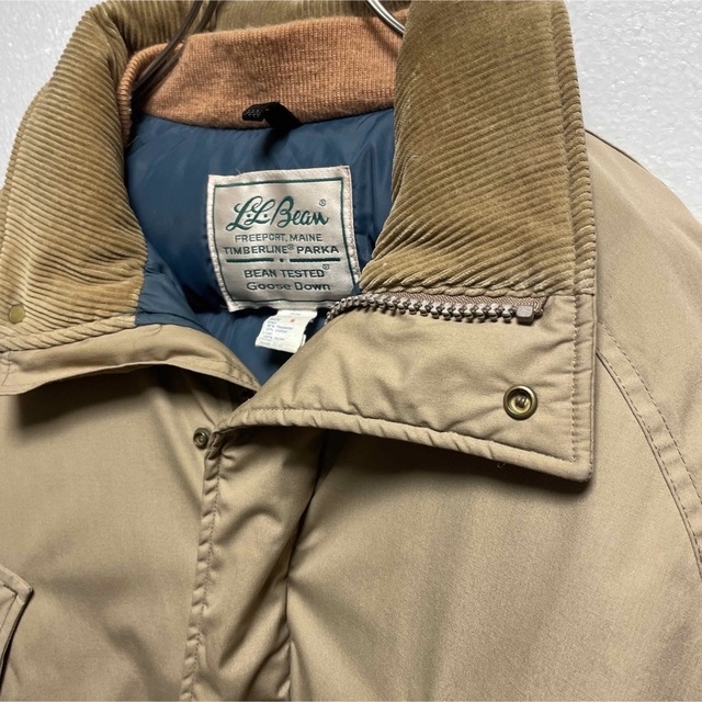 vintage 70.s L.L.Bean 筆記体 グースダウンジャケット-