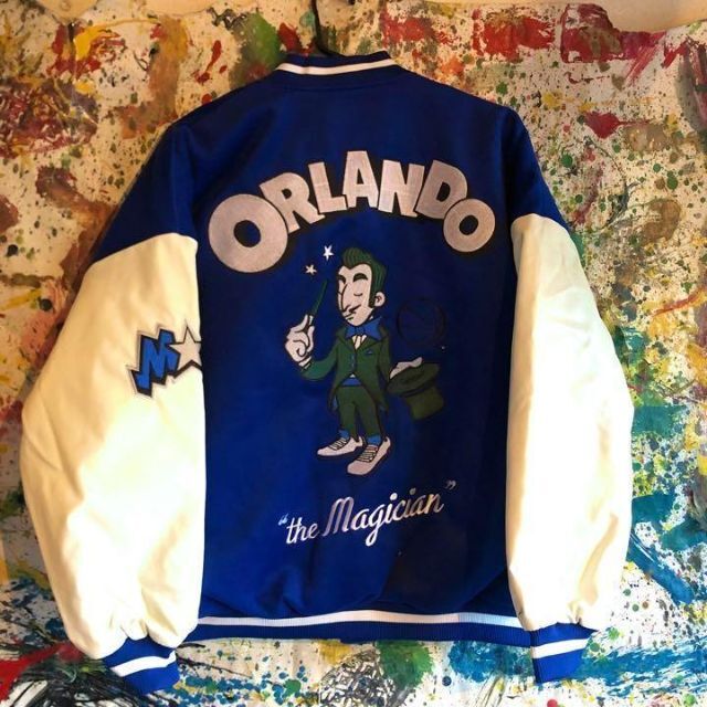 ORLANDO スタジャン ブルゾン メンズ アウター バスケ オーランド 上品