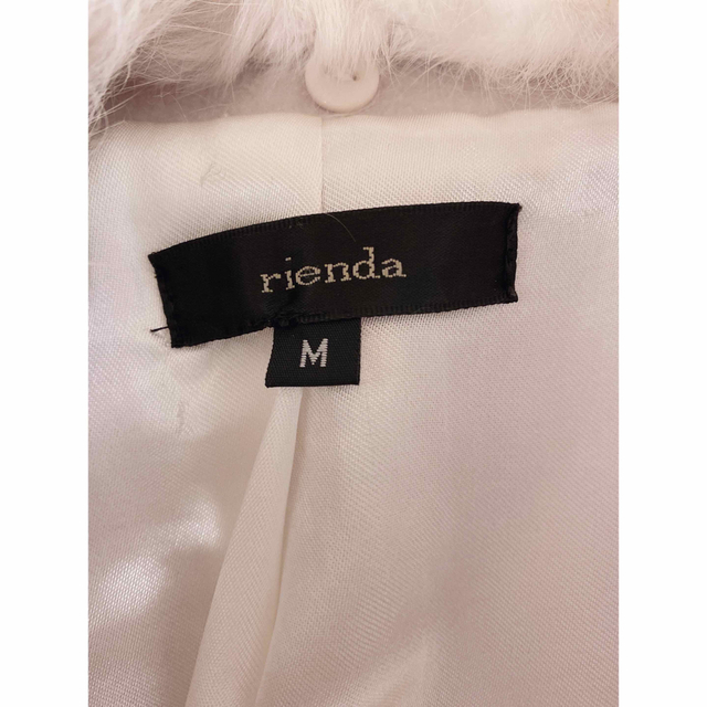 rienda(リエンダ)のrienda ラビットファー ウールコート 藤井リナ レディースのジャケット/アウター(毛皮/ファーコート)の商品写真