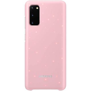 サムスン(SAMSUNG)の◆Galaxy S20 LED COVER/ピンク カバー 純正品(Androidケース)