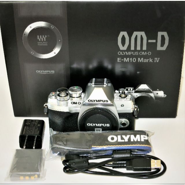 OLYMPUS ミラーレス一眼カメラ OM-D E-M10 MarkIVボディー ブラック