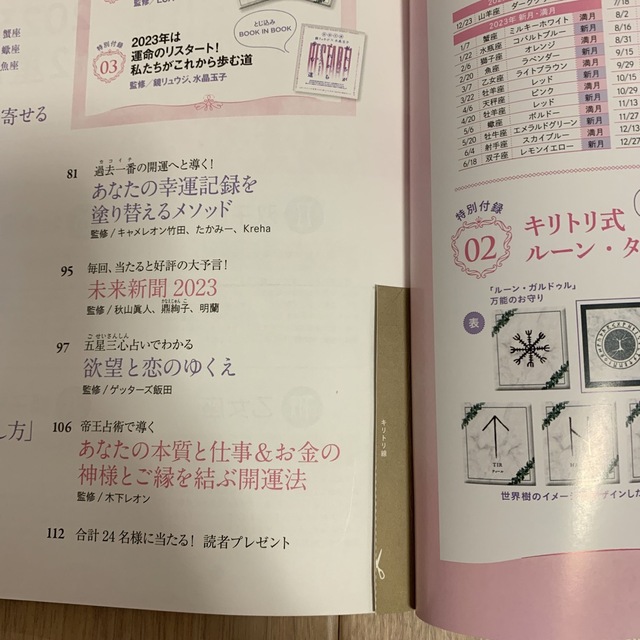 宝島社(タカラジマシャ)の占いＢＯＯＫ ２０２３ エンタメ/ホビーの本(趣味/スポーツ/実用)の商品写真