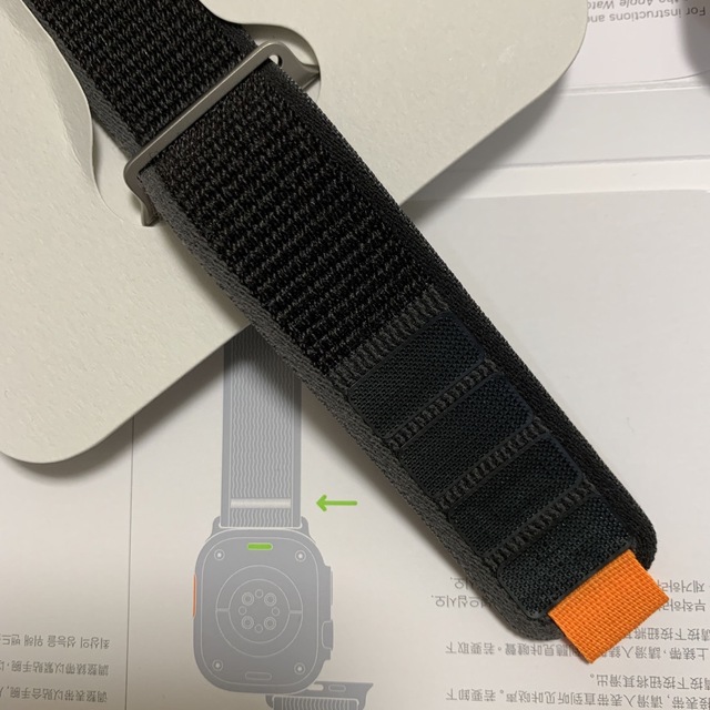 Apple Watch Ultra ブラック/グレイトレイルループM/L 上等な www