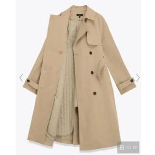 新品タグ付き】theory 2022年SS ロングトレンチコート 定価8万-