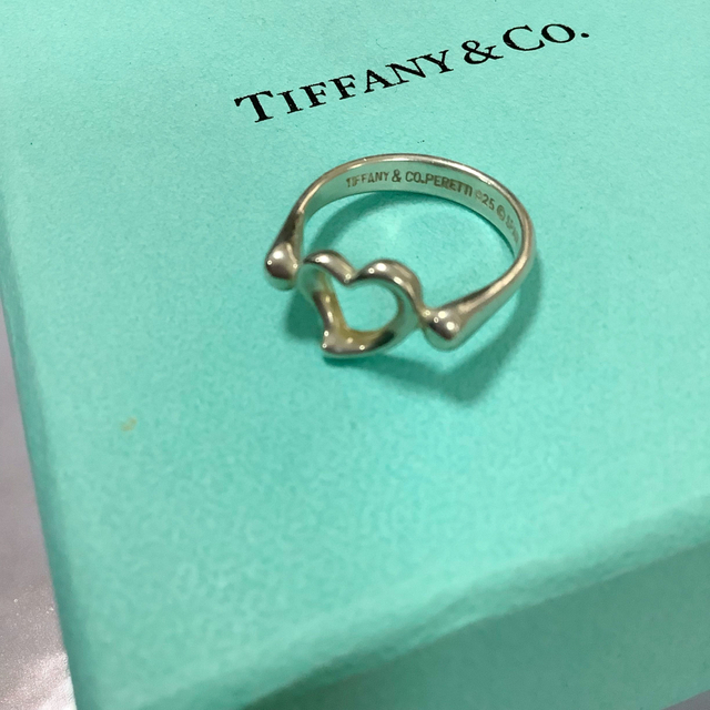 Tiffany & Co. - ティファニー★リング★オープンハート★8号