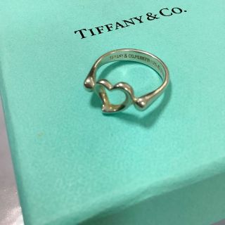 ティファニー(Tiffany & Co.)のティファニー★リング★オープンハート★8号(リング(指輪))