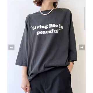 アパルトモンドゥーズィエムクラス(L'Appartement DEUXIEME CLASSE)のニコ様専用【Americana/アメリカーナ】Print Raglan Tsh(Tシャツ(長袖/七分))