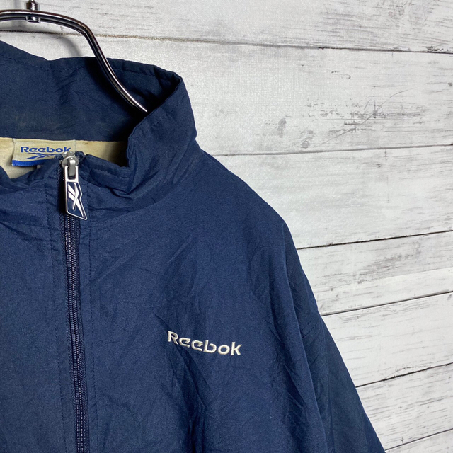 Reebok - 【XLサイズ】90s リーボック 刺繍ワンポイントロゴ ナイロン