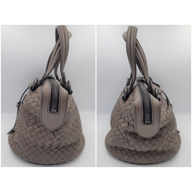 Bottega Veneta(ボッテガヴェネタ)のBOTTEGA.V　ボッテガヴェネタ　タンブーラ　2WAYバッグ　グレーブラウン レディースのバッグ(ハンドバッグ)の商品写真