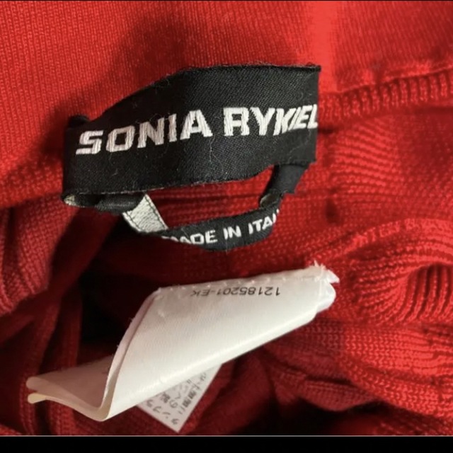 SONIA RYKIEL(ソニアリキエル)のソニアリキエル　ニット　スカート　赤　18657608 レディースのスカート(その他)の商品写真