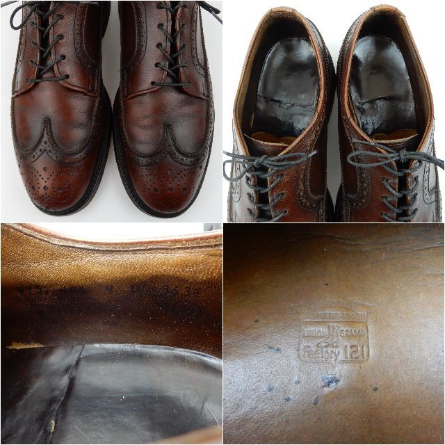 Crosby Square LONG WING TIP 1960s US9.0D メンズの靴/シューズ(ドレス/ビジネス)の商品写真