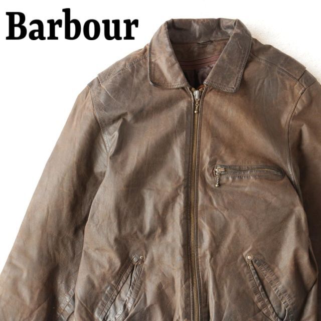 Barbour バブアー レザージャケットブルゾン