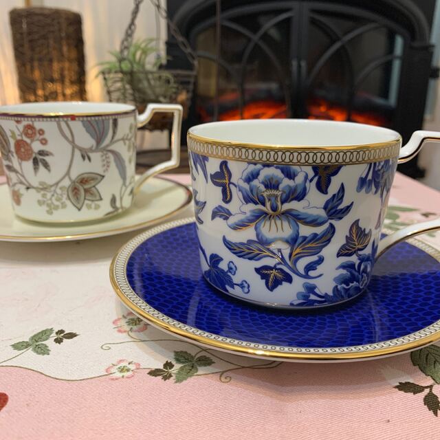 WEDGWOOD◇カップ&ソーサー/WEDGWOOD/ウェッジウッド/パシュミナ-