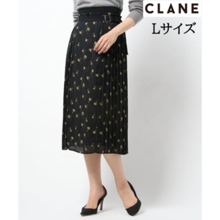 新品　クラネ　プリーツボリュームスカート　ブラック ロングスカート 非常に高い品質