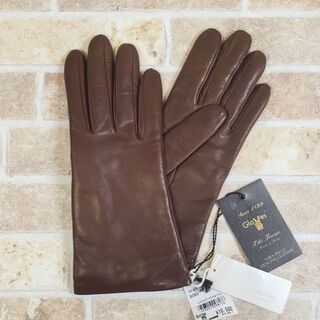 グローブス(Gloves)の未使用 グローブス ☆ レザー 手袋 カシミヤ100%ライナー イタリア製 7(手袋)