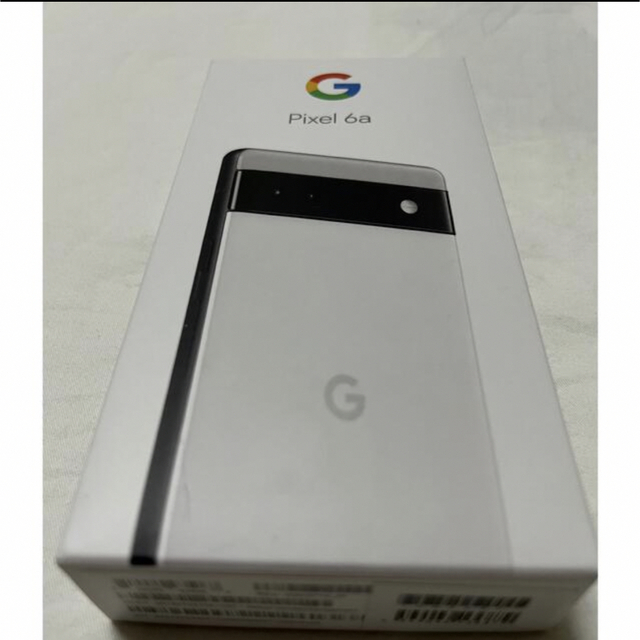 新品未使用Googlepixel6a ホワイト　SIMロックフリー